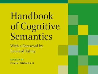 Handbook of Cognitive Semantics cover image